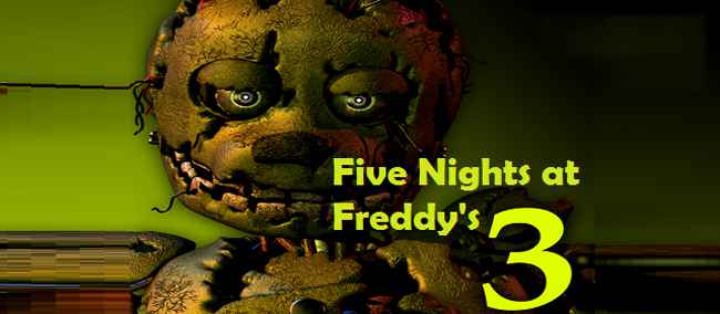 تحميل لعبة FIVE NIGHTS AT FREDDYS 3 للكمبيوتر