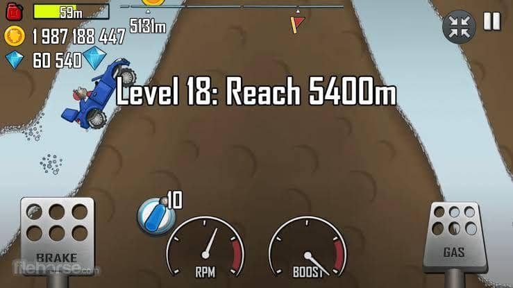 تحميل لعبة Hill Climb Racing للكمبيوتر من ميديا فاير