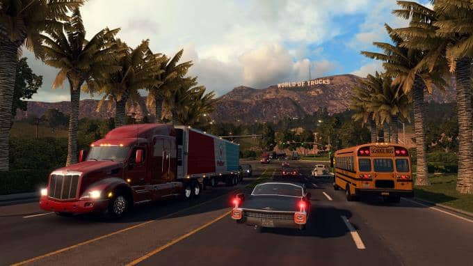 لعبة american truck simulator للكمبيوتر