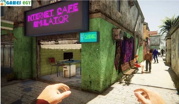 لعبة internet cafe simulator
